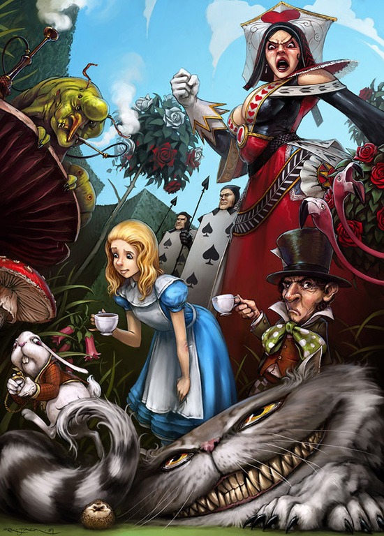 Illustrations and Fan Arts about Alice in Wonderland