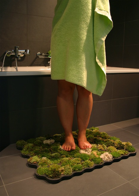 immaculate mini lawn in your loo - Graphic Design Inspiration